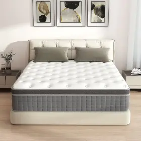 313029968917 MULINATURE Twin Mattress Box Gel Memory Foam Hyb
