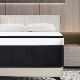 732122153196 MULINATURE Queen Hybrid Mattress Firm Pocketed