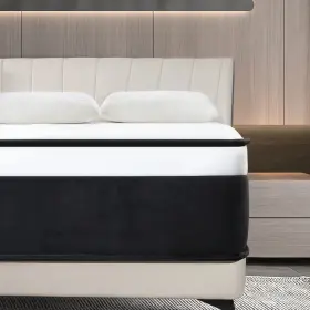 732122153202 MULINATURE King Hybrid Mattress Box Firm