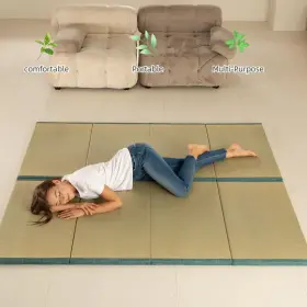 601263868156 MUSTMAT Tatami Futon Mattress Mat Twin Floor #3