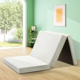 720073109904 MUUEGM Folding Mattress Trifold Memory Foam Remo
