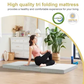 738958911566 MUUEGM Folding Mattress Twin Fold Memory Foam #3