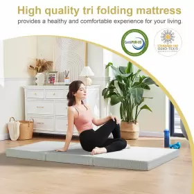 738958911627 MUUEGM Folding Queen Fold Memory Foam Mattre #3