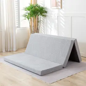 738958911702 MUUEGM Folding Mattress Single Fold Memory Foam