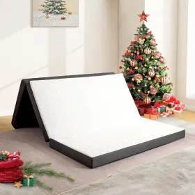 740946214085 MUUEGM Fold Memory Foam Mattress Single Folding