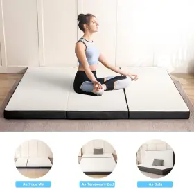 740946214122 MUUEGM Fold Memory Foam Queen Folding Mattre #3