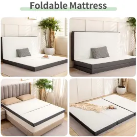 740946216171 MUUEGM Folding Mattress Fold Memory Foam Cover #3