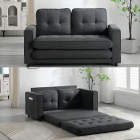 737985987810 MWROUQFUR Folding Futon Sleeper Sofa Couch Bed