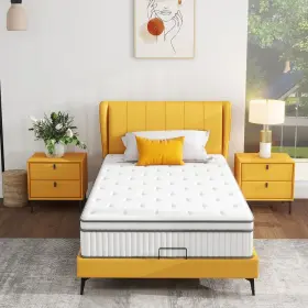 HDML-MAT-8IN-RE1-T MYDEPOT Twin Firm Hybrid Memory Foam