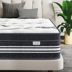 NA-CBBT12KI-USKT NAIVEER King Mattress Memory Foam Hybrid Box