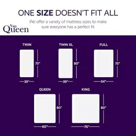 745528233461 NAPQUEEN Twin Mattress Cooling Gel Memory Foam #2