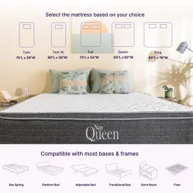 745528234048 NAPQUEEN Victoria Cooling Gel Hybrid Mattress