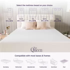 745528234178 NAPQUEEN Cooling Gel Twin Firm Memory Foam Bed #2