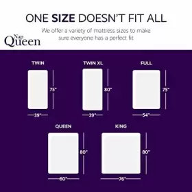 745528234277 NAPQUEEN Twin Mattress Cooling Gel Memory Foam #2