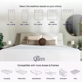 745528234727 NAPQUEEN Queen Firm Memory Foam Mattress Bed #3