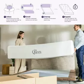 745528234765 NAPQUEEN Mattress Memory Foam Bed Box #3