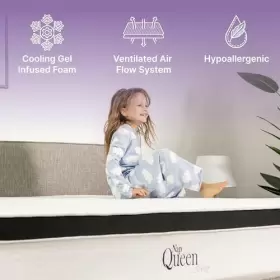 745528235861 NAPQUEEN Maxima Hybrid Mattress Queen Cooling #3