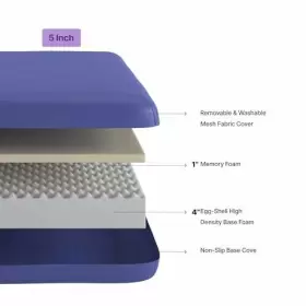 745528235939 NAPQUEEN Twin Mattress Memory Foam Feel Certi #2