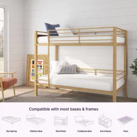 NQ45511W NAPQUEEN Bed Box Mattress Twin Memory Foam #3
