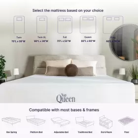 NQ731031 NAPQUEEN Mattress Queen Firm Memory Foam #2
