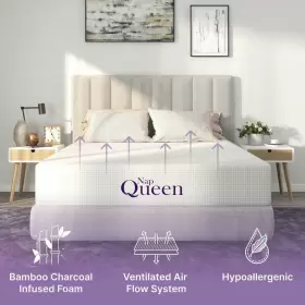 NQ73611 NAPQUEEN Twin Mattress Breathable Memory Foam #2