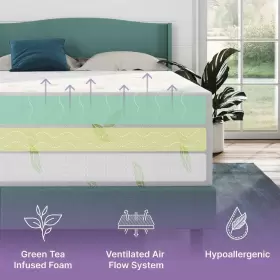 NQMG08TT NAPQUEEN Anula Tea Mattress Twin Breathable Motion #2