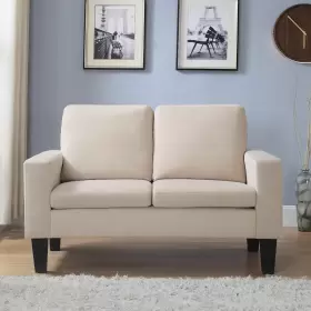 72O13-62BE NATHANIEL HOME Upholstered Loveseat Sofa Couch