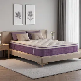 JMS00003 NELAUKOKO Queen Mattress Box Hybrid Gel Memor