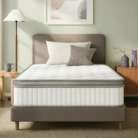 50536 NEO HOME Twin Hybrid Mattress Box Memory Foam Pocket