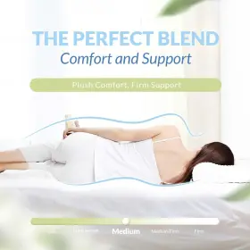800689622636 NEO SLEEP Twin Cooling Tea Gel Memory Foam Firm #3