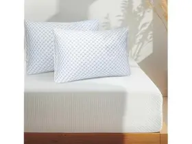 198379233355 NESTL Queen Memory Foam Mattress Pillows