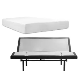 NB-MFM-AB-K-10 NESTL King Queen Bed Frame Tea Memory Foam