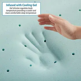 V-NB-MTF3 NESTL Bedding Mattress Topper Memory Foam Gel #3