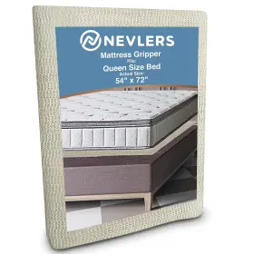 819867022731 NEVLERS Slip Mattress Pad Queen Pvc Slide
