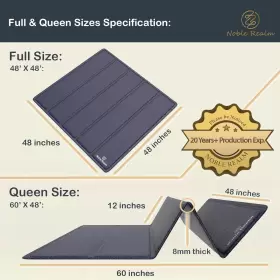 SOFA-BED-BLUE-1ST NOBLE REALM Sleeper Board Queen #3