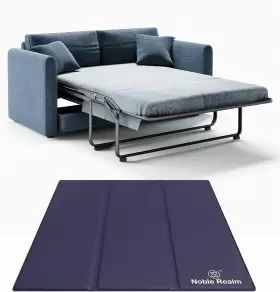 SOFA-BED-BLUE-1ST NOBLE REALM Sleeper Board Queen