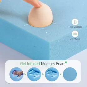 645716858905 NOVILLA Bliss Gel Memory Foam Mattress #3