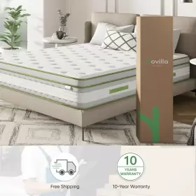 645716859094 NOVILLA Gel Memory Foam Innerspring Hybrid #2