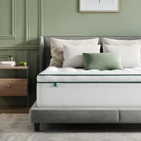 N-T15001-WH-K NOVILLA King Mattress Topper Pillow Top Pad