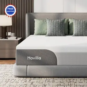NAMM12TGYV38 NOVILLA Twin Memory Foam Mattress Kids Gel Bliss