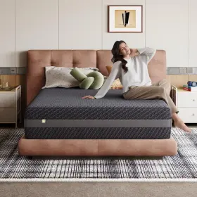 NAMM14QGYV40 NOVILLA Queen Mattress Gel Memory Foam Gree