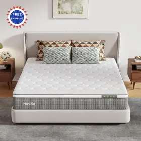 NAMS12FGYV36 NOVILLA Hybrid Mattress Pocketed Coils Gel Foam