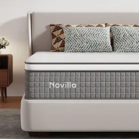 NAMS12TGYV36 NOVILLA Twin Hybrid Mattress Gel Memory Foam
