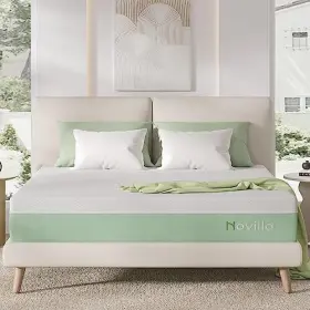 NV0M801B-12-Q NOVILLA Memory Foam Mattress Queen Bed Firm Spa