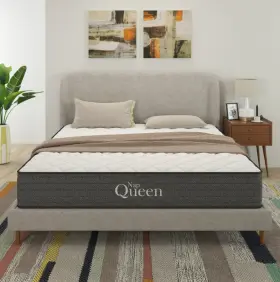 826705636975 NPQUEEN Hybrid Mattress Cooling Gel Memory Foam