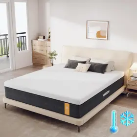 810081661287 OHGENI Firm Mattress Cooling Gel Memory Foam Bed