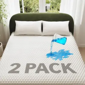 MPW3V115 OHGENI Waterproof Mattress Protector Queen Pack