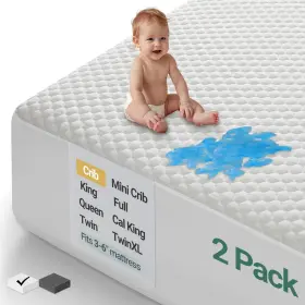 MPW3V119 OHGENI Waterproof Mattress Protector Crib Pack