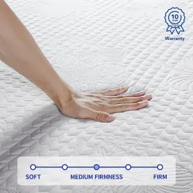 889860001279 OLEE SLEEP Queen Mattress Gel Memory Foam Pres #3