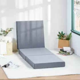 889860080755 OLEE SLEEP Folding Memory Foam Mattress Topper #2
